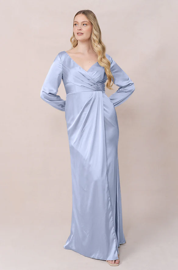 Vera Satin Dress | Made To Order - Image 89