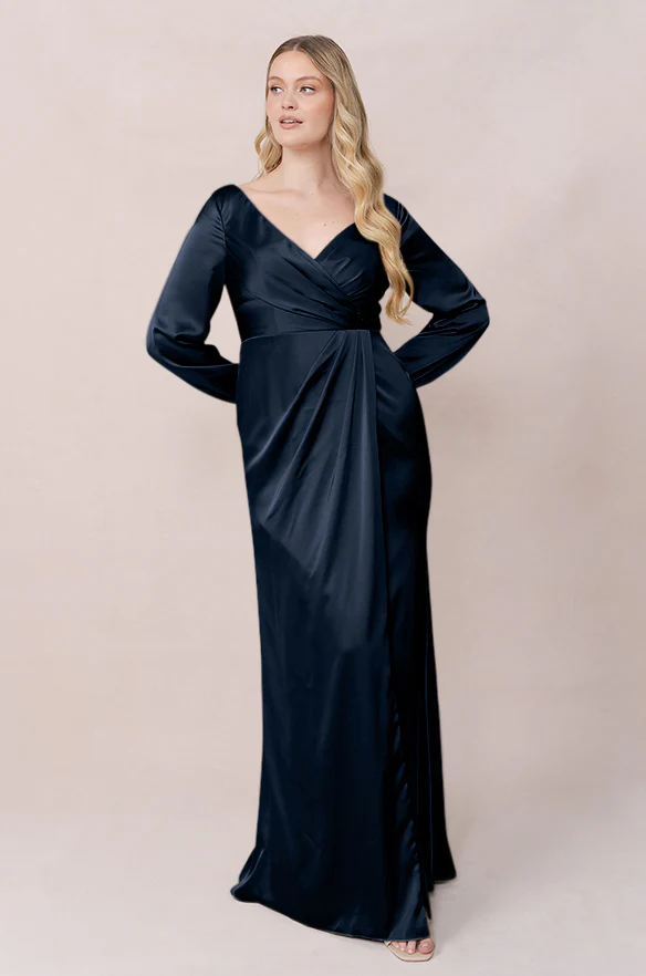 Vera Satin Dress | Made To Order - Image 91