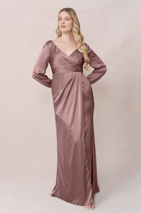Vera Satin Dress | Made To Order - Image 92