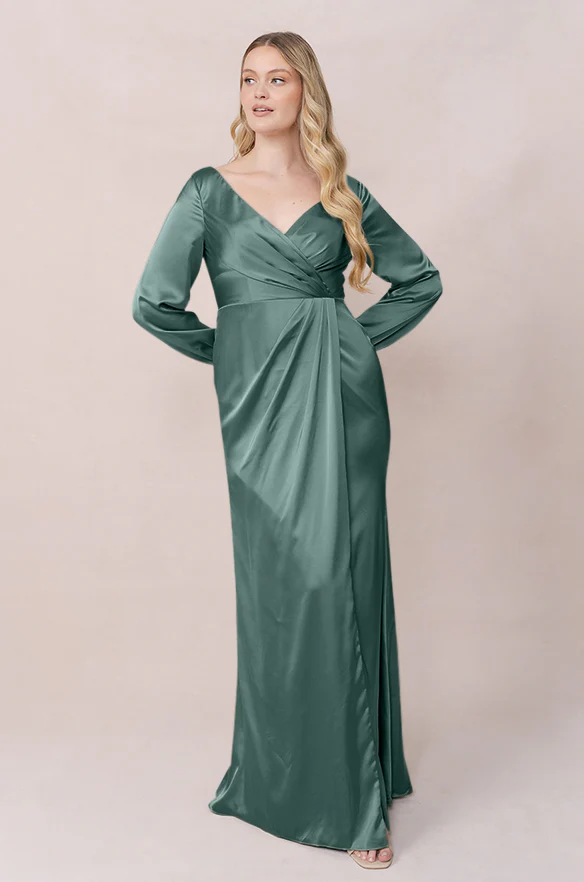 Vera Satin Dress | Made To Order - Image 93