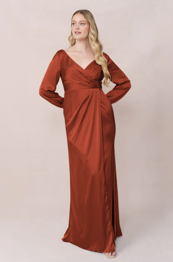 Vera Satin Dress | Made To Order - Image 95