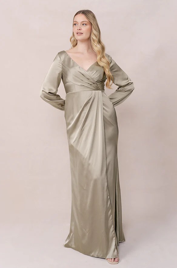 Vera Satin Dress | Made To Order - Image 97