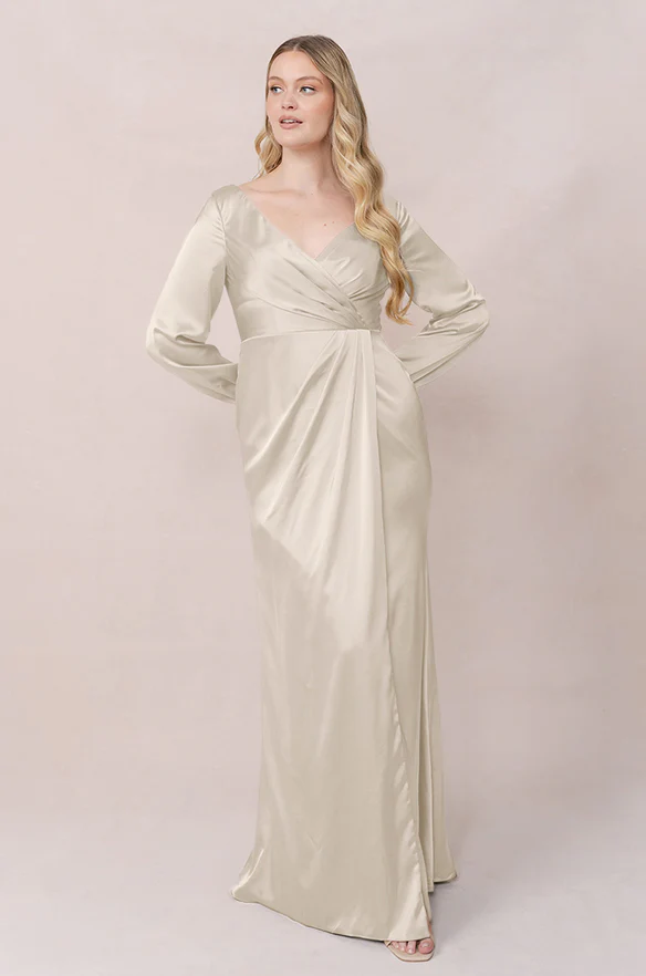 Vera Satin Dress | Made To Order - Image 99
