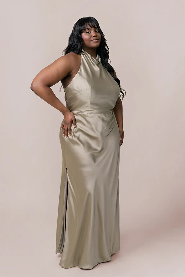 Veronica Satin Dress | Made To Order - Image 11