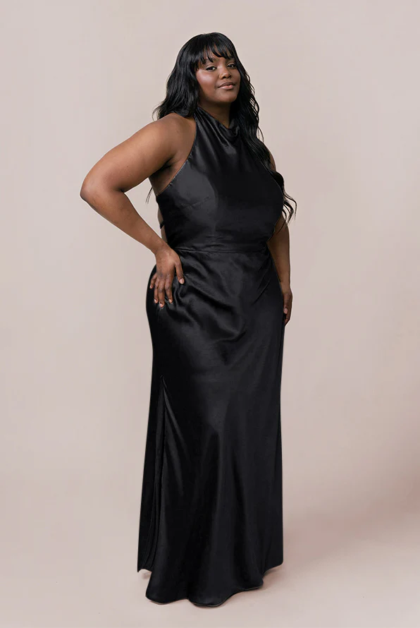 Veronica Satin Dress | Made To Order - Image 15