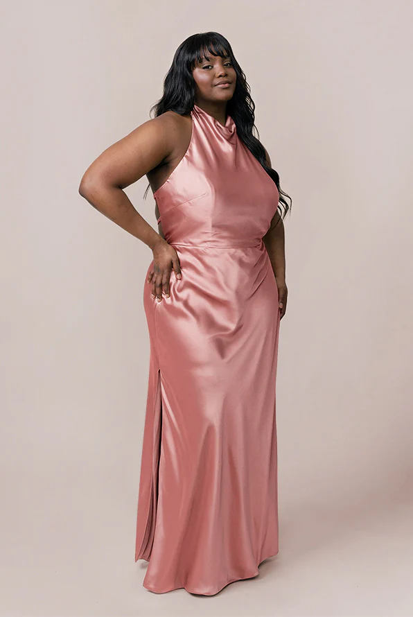 Veronica Satin Dress | Made To Order - Image 17