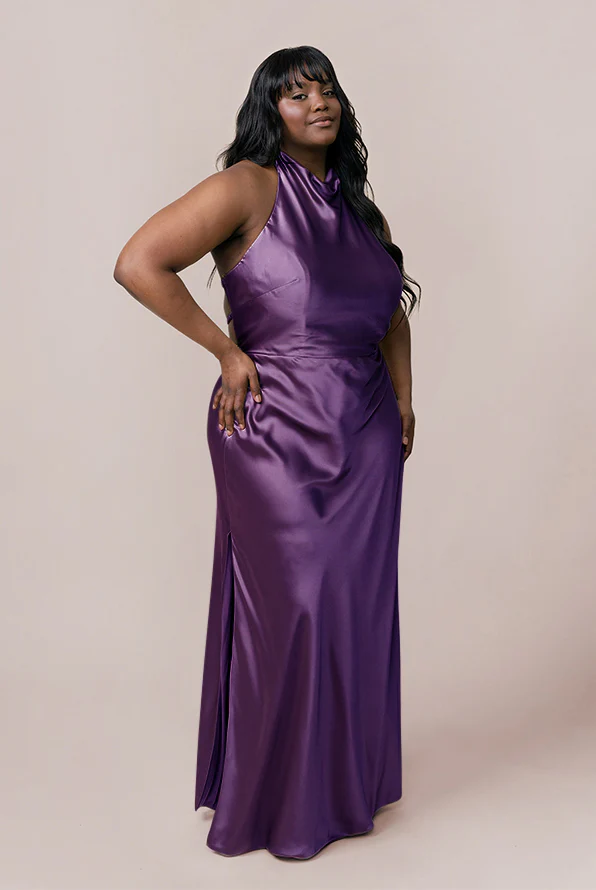 Veronica Satin Dress | Made To Order - Image 18