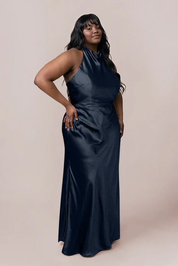 Veronica Satin Dress | Made To Order - Image 25