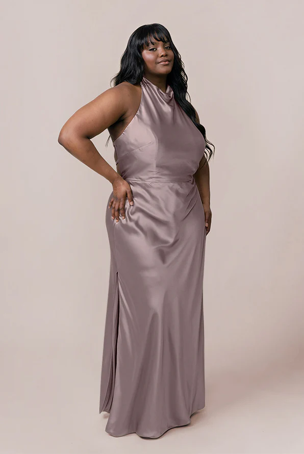 Veronica Satin Dress | Made To Order - Image 28