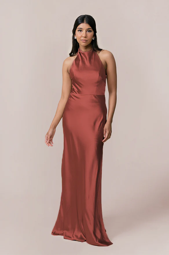Veronica Satin Dress | Made To Order - Image 44
