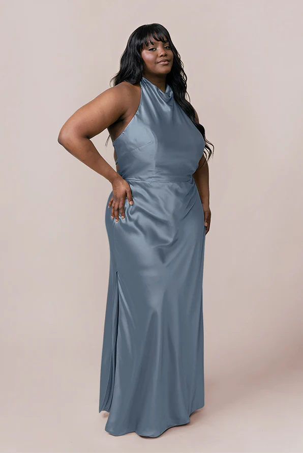 Veronica Satin Dress | Made To Order - Image 62