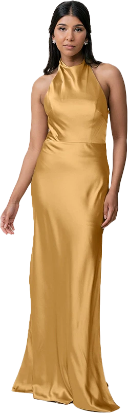 Veronica Satin Dress | Made To Order - Image 83