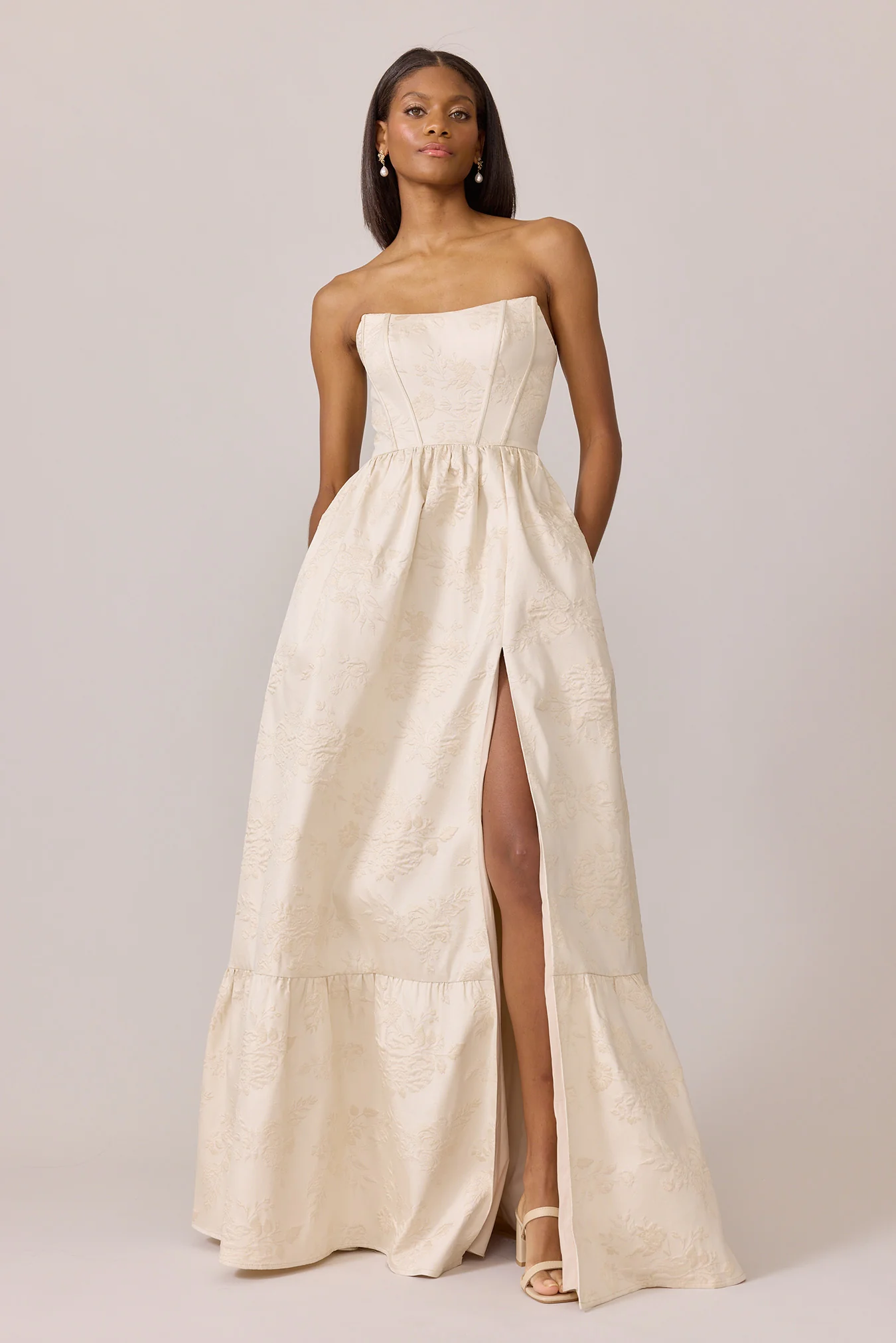 Vienna Jacquard Dress | Made To Order - Image 3