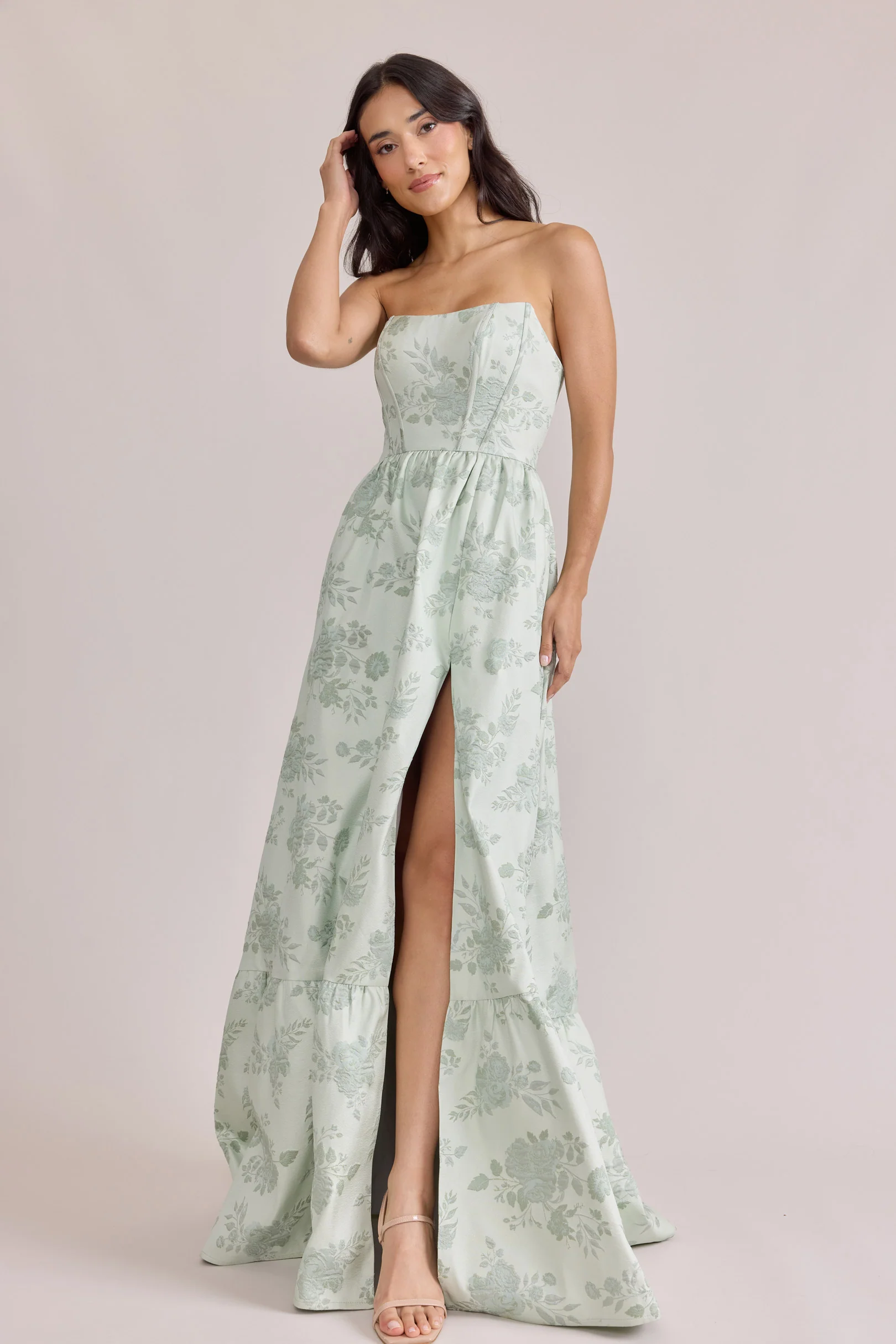 Vienna Jacquard Dress | Made To Order - Image 34
