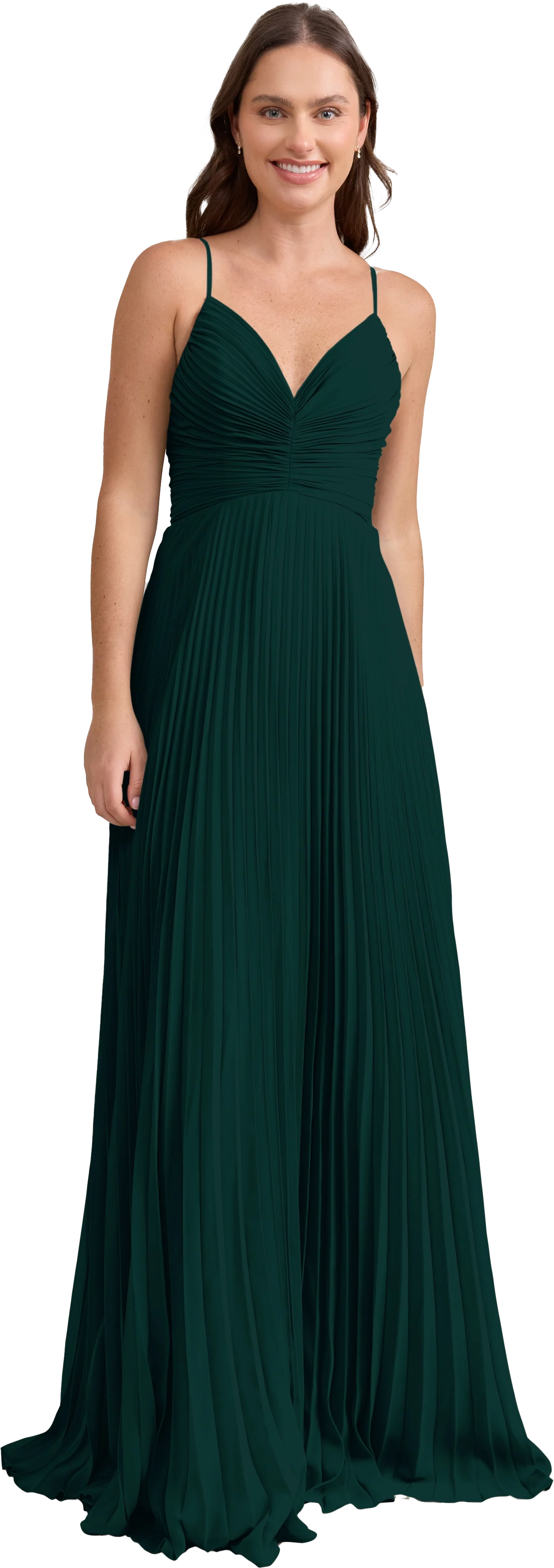 Vivian Chiffon Pleated Dress | Made To Order - Image 137