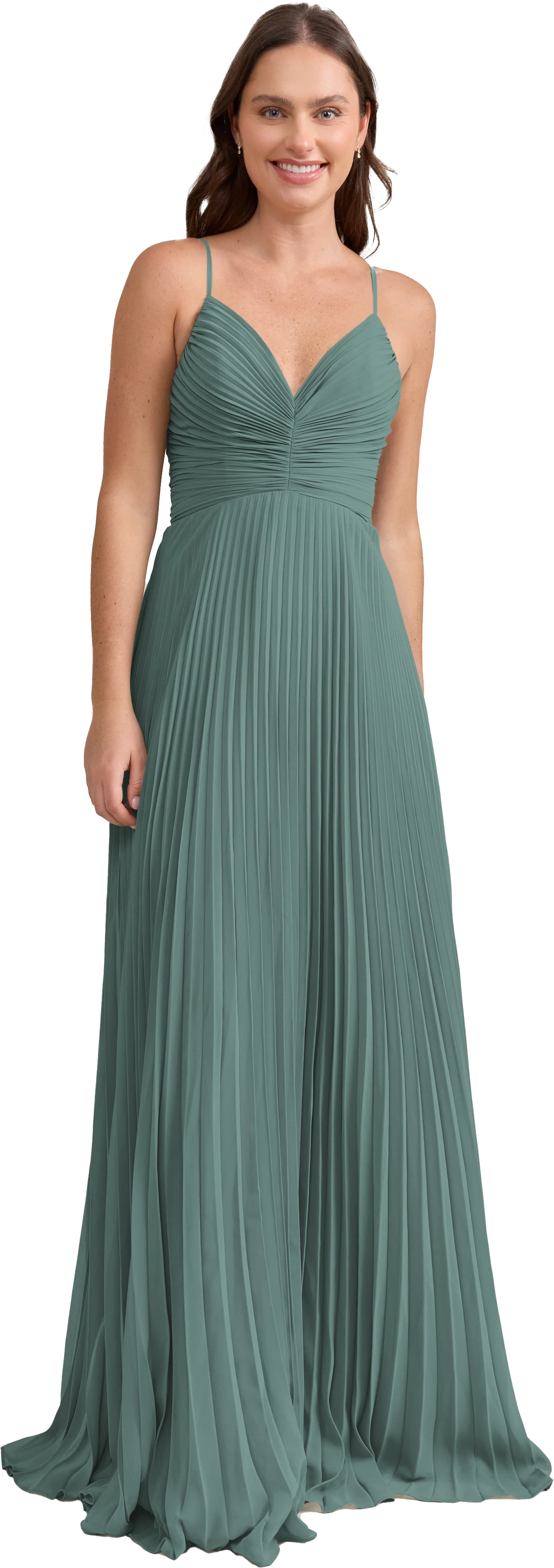 Vivian Chiffon Pleated Dress | Made To Order - Image 172
