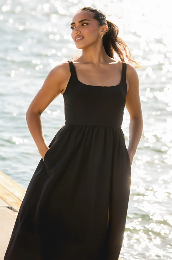 Whitney Crepe Dress | Made To Order