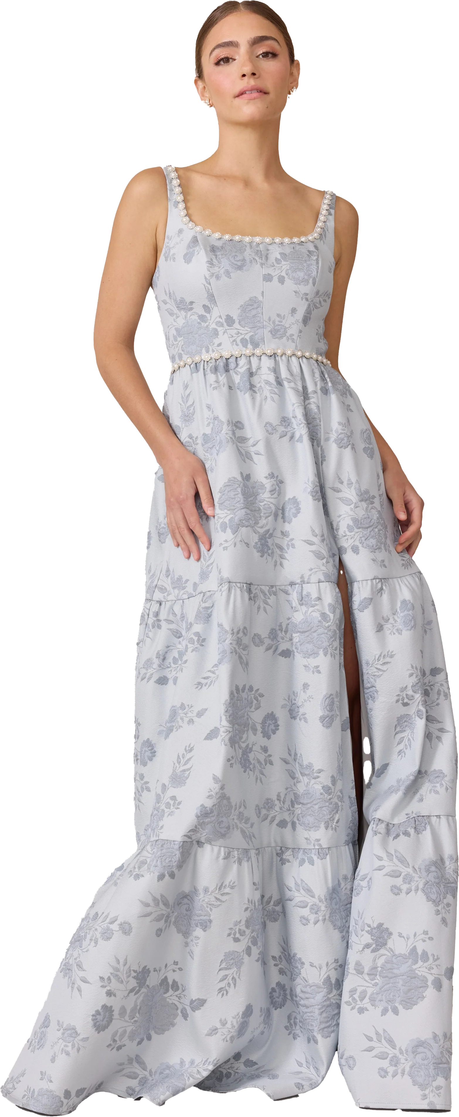 Winslet Luxe Jacquard Dress | Made To Order - Image 30