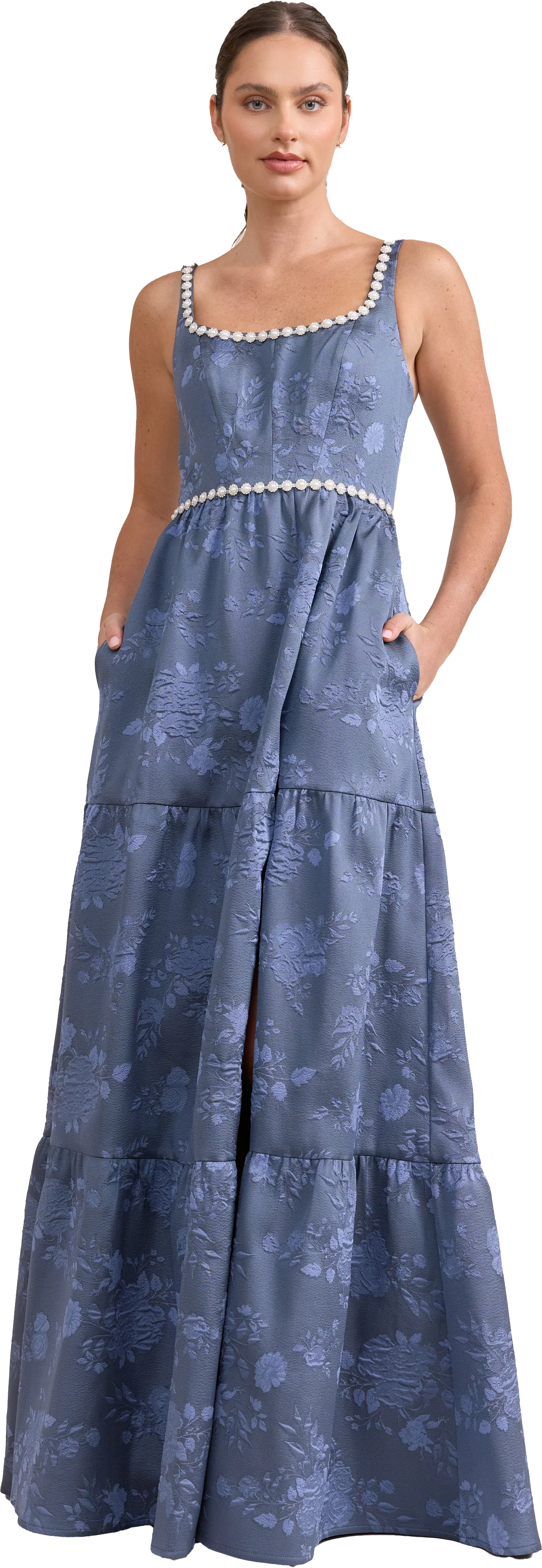 Winslet Luxe Jacquard Dress | Made To Order - Image 40